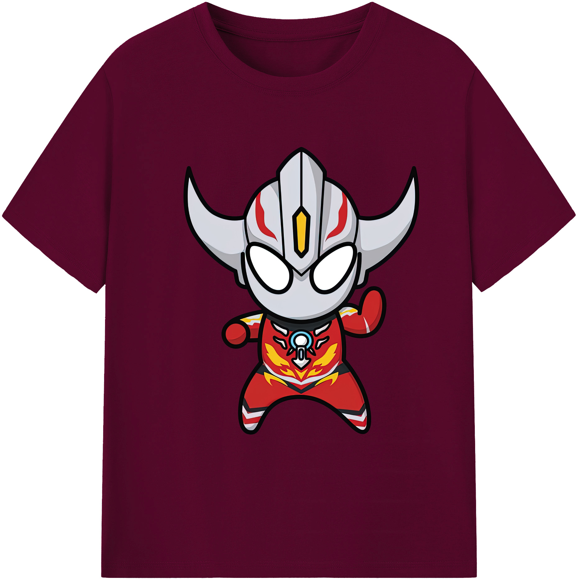 （画像用） ウルトラマン Ultraman レディースカジュアルプリントTシャツ（綿100％）